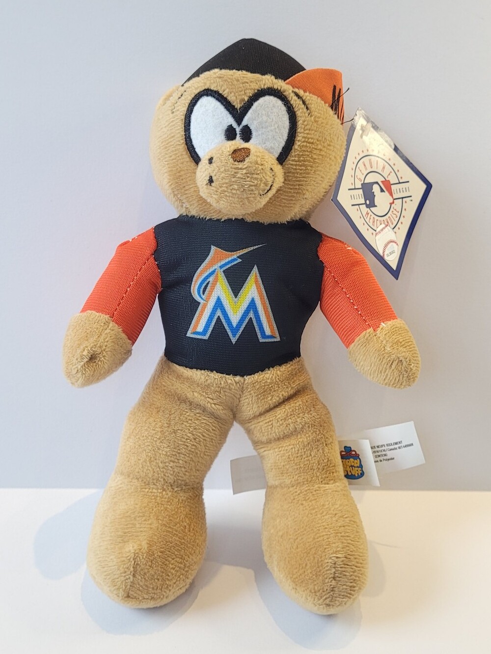 NWT 2017 Miami Marlins MLB Plush Teddy Bear Mascot
